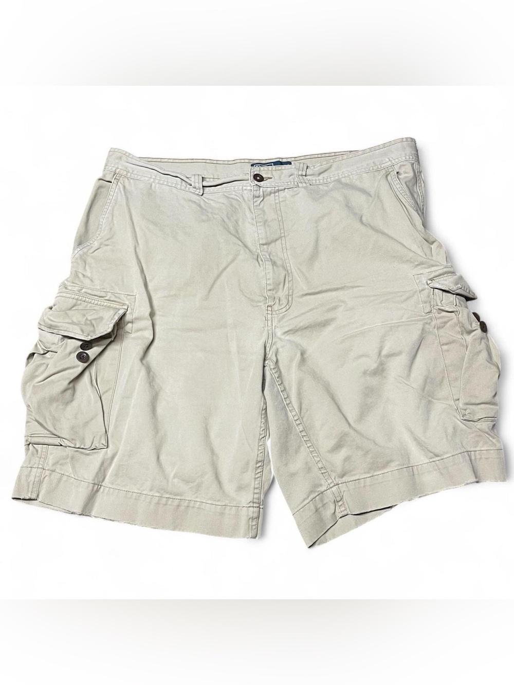 Vintage Polo Ralph Lauren Chunky Cargo Shorts Khaki Mens Size 40* Utility Summer